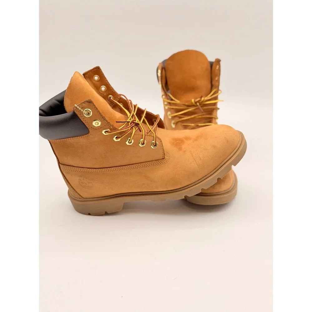 Timberland 6 Inch Premium Waterproof Boot Wheat Nubuck Mens 10 TB118094231